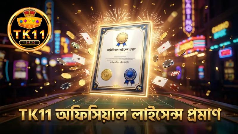 TK11 এর অফিসিয়াল লাইসেন্স ও কর্তৃত্বের প্রমাণ