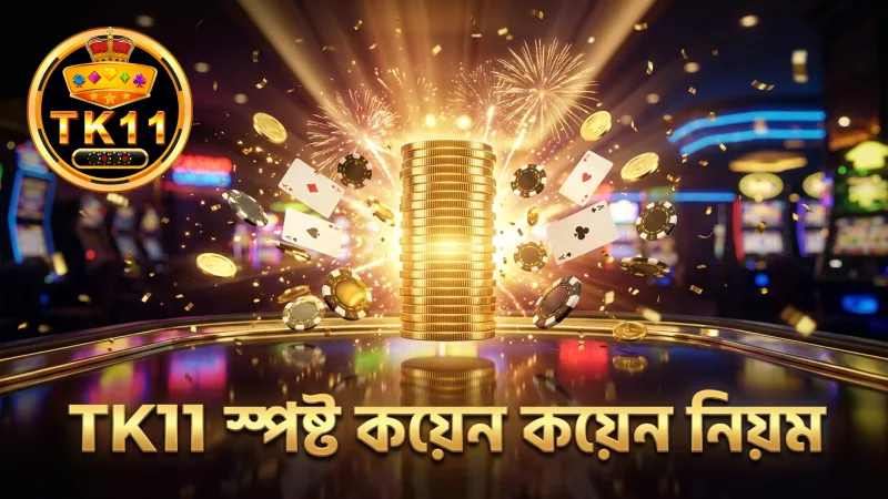 TK11 প্ল্যাটফর্মে কয়েন কয়েন গেম খেলার জন্য স্পষ্ট নিয়মাবলী।