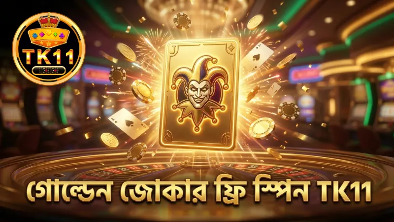 গোল্ডেন জোকার ফিচার ফ্রি স্পিন পাওয়ার সম্ভাবনা বাড়ায়।