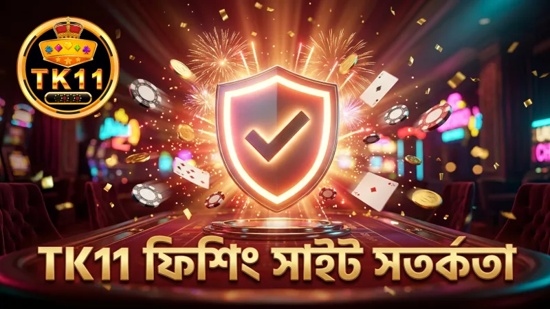 ফিশিং সাইট থেকে নিরাপদ থাকতে TK11 অফিসিয়াল ডোমেইন যাচাই করুন